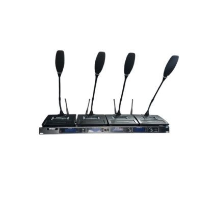 Micro hội nghị không dây Delta PC-6234, loại 4 cây micro cỗ ngỗng để bàn